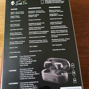 SKULL CANDY WIRELESS EAR BUDS. Brand new in sealed package.  Retails for $65.